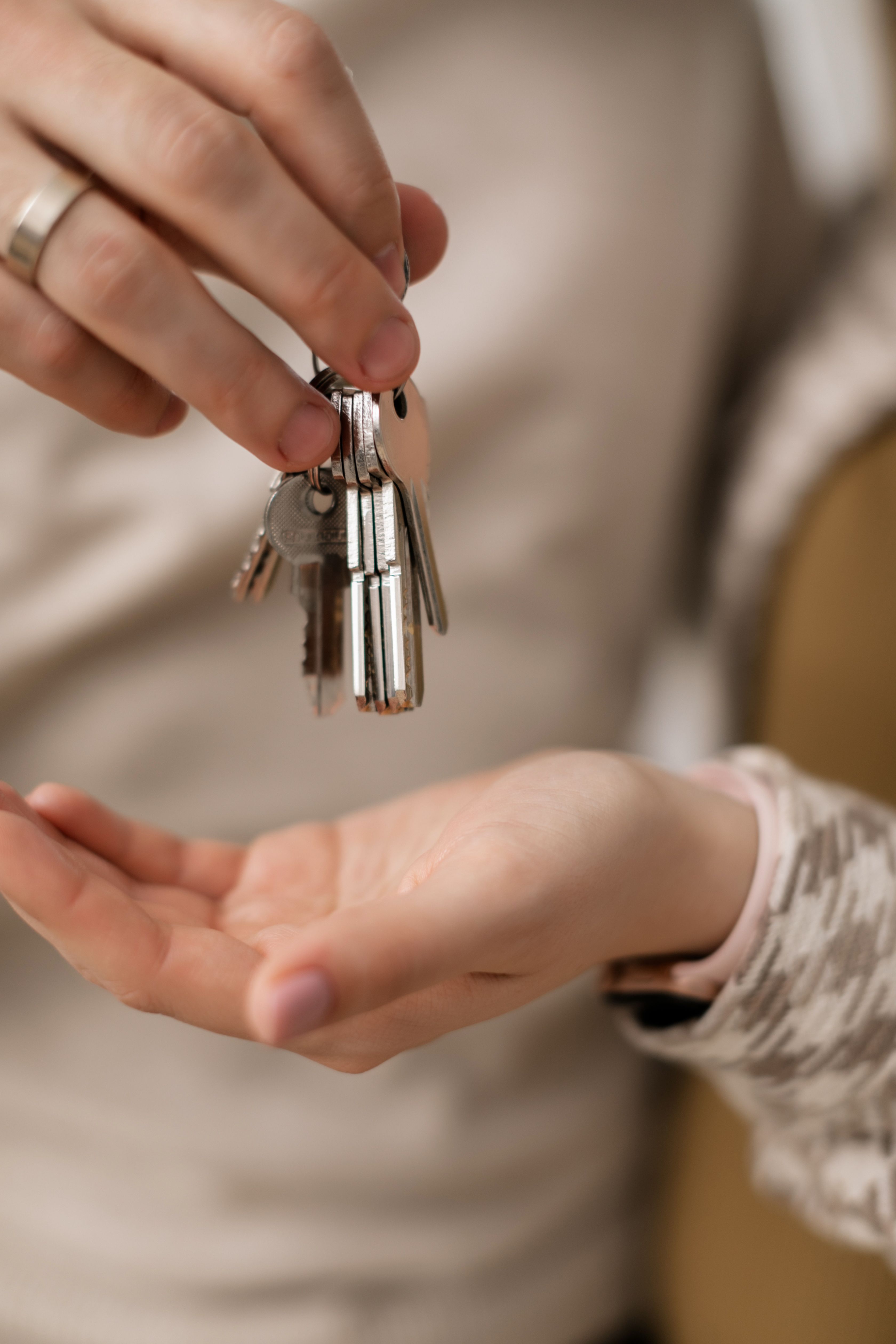 Property keys being handed to a new occupant